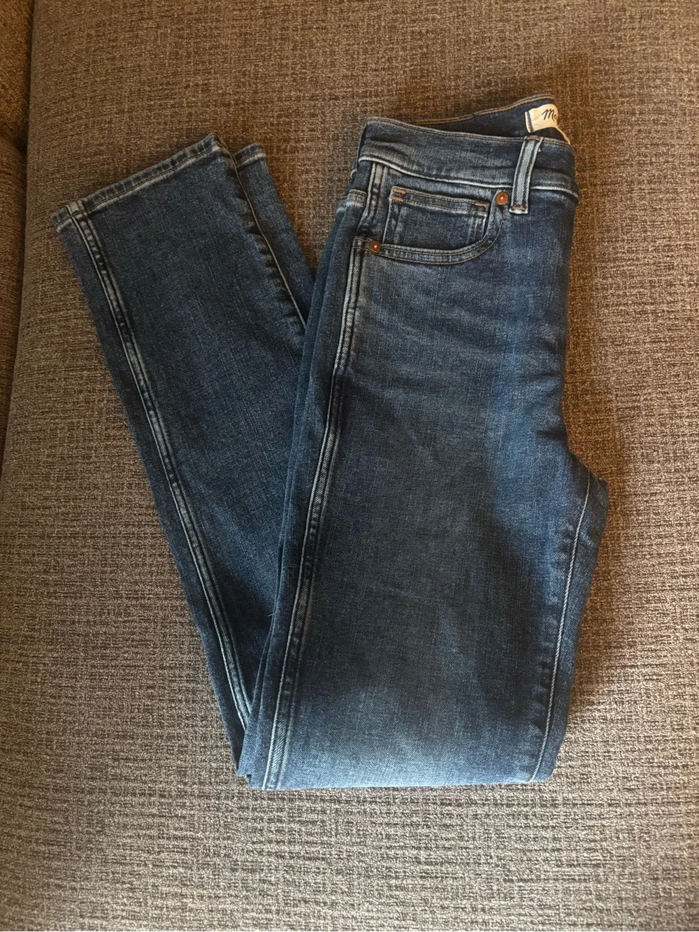 Madewell Mid-Rise Stovepipe Jeans in Deming Wash - Size 25 NWOT